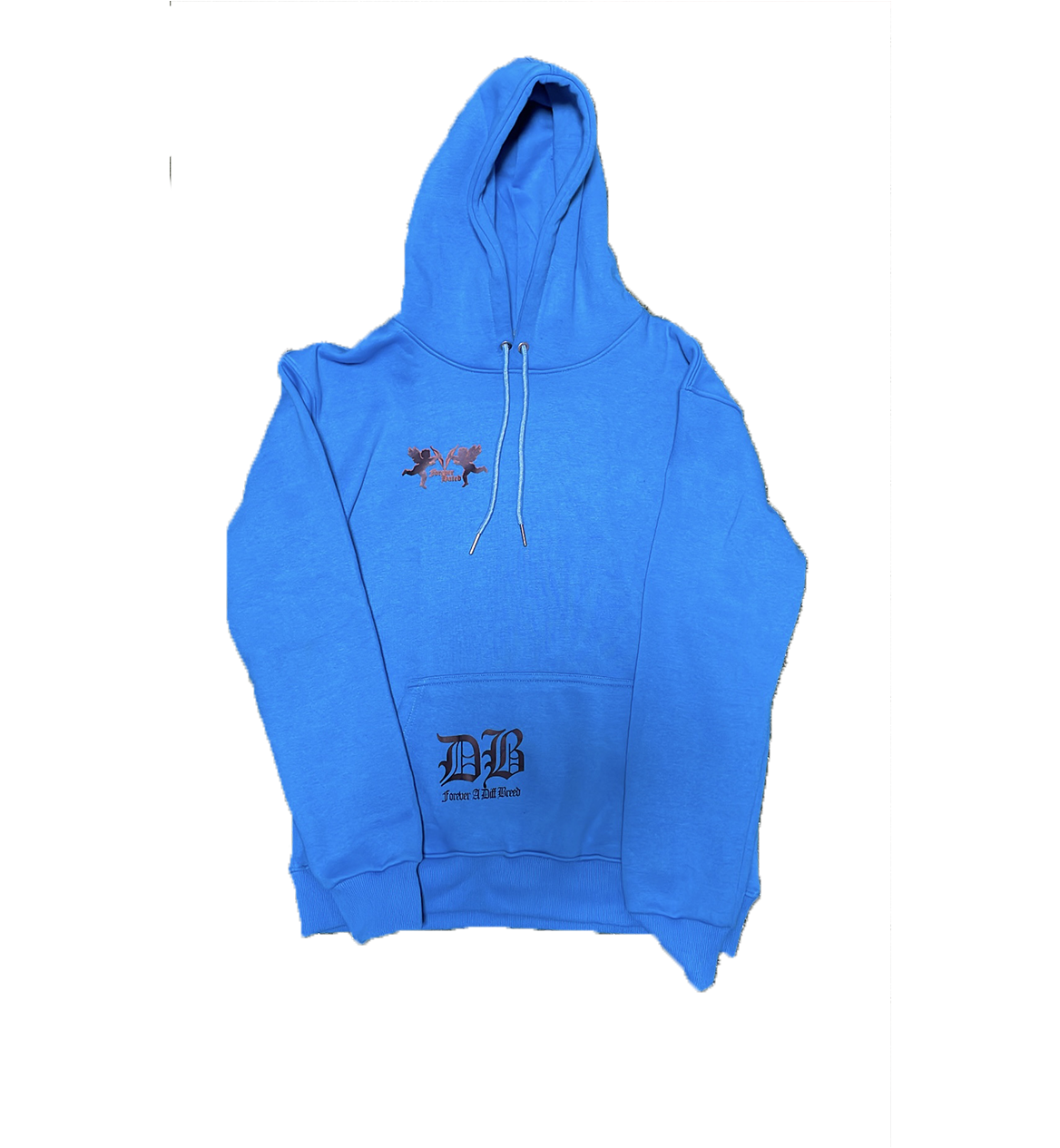 4Eva Hated Wings Hoodie Blue