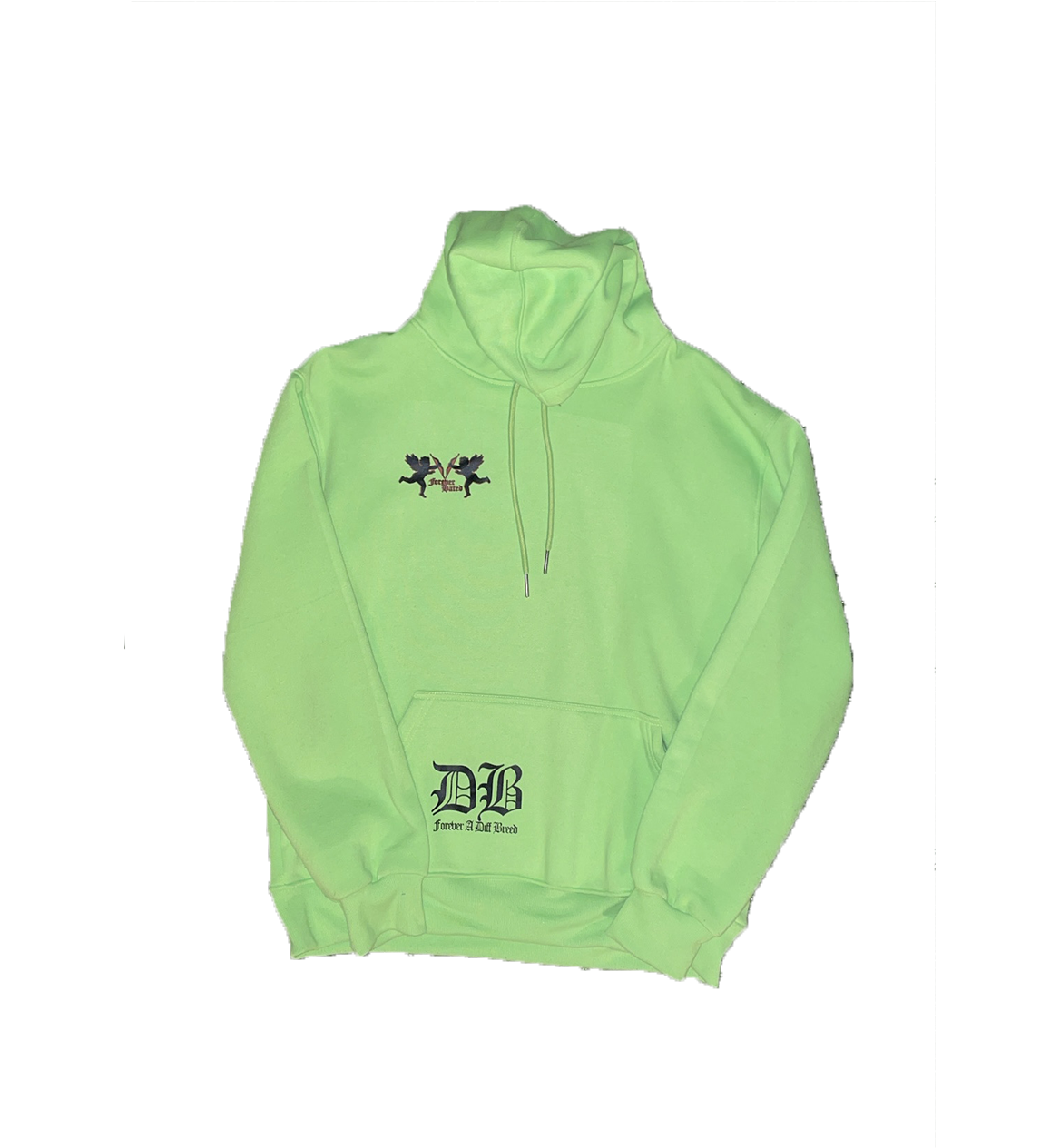 Slime Green "Wings" Hoodie