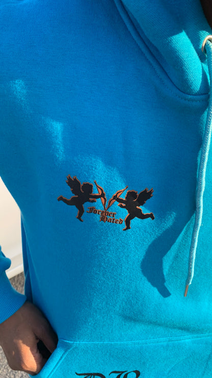 4Eva Hated Wings Hoodie Blue